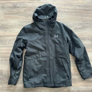 Men's Under Armour Porter Coldgear 3 in 1 Jacket - Black Size medium